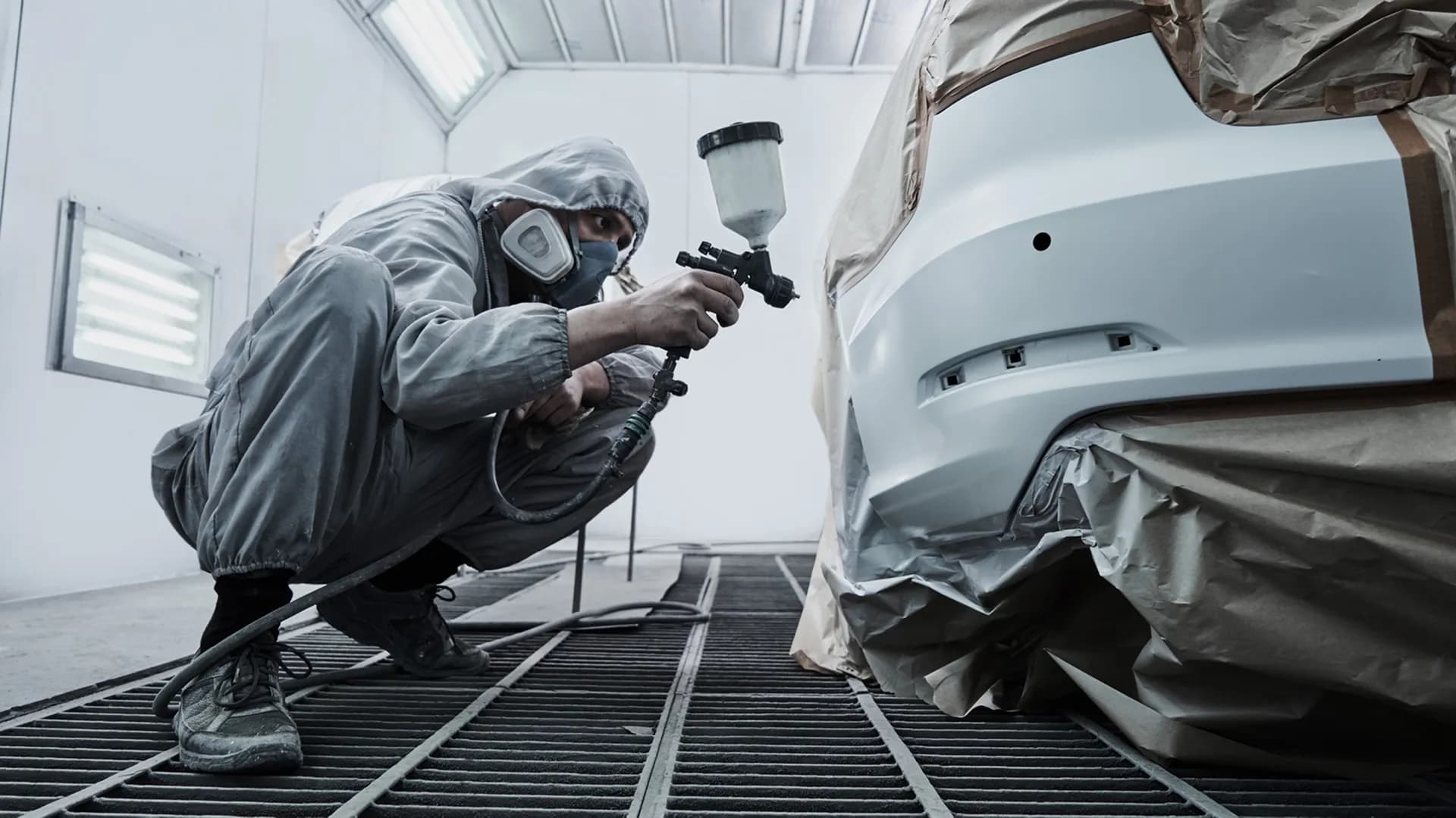 Auto painting and finish restoration work